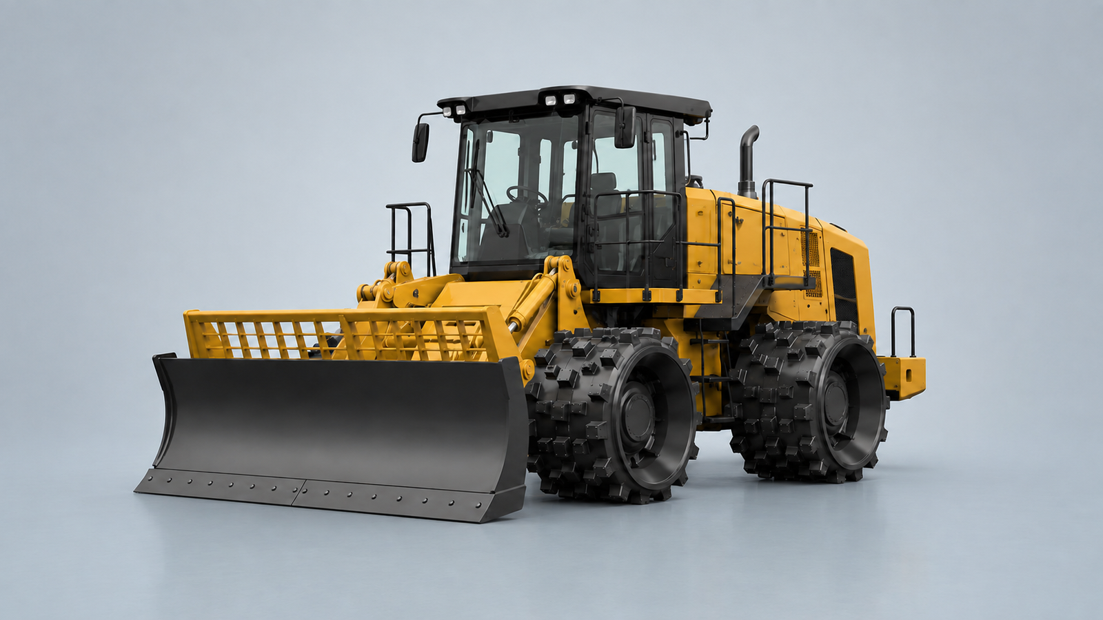 Four-Wheel Landfill Compactor